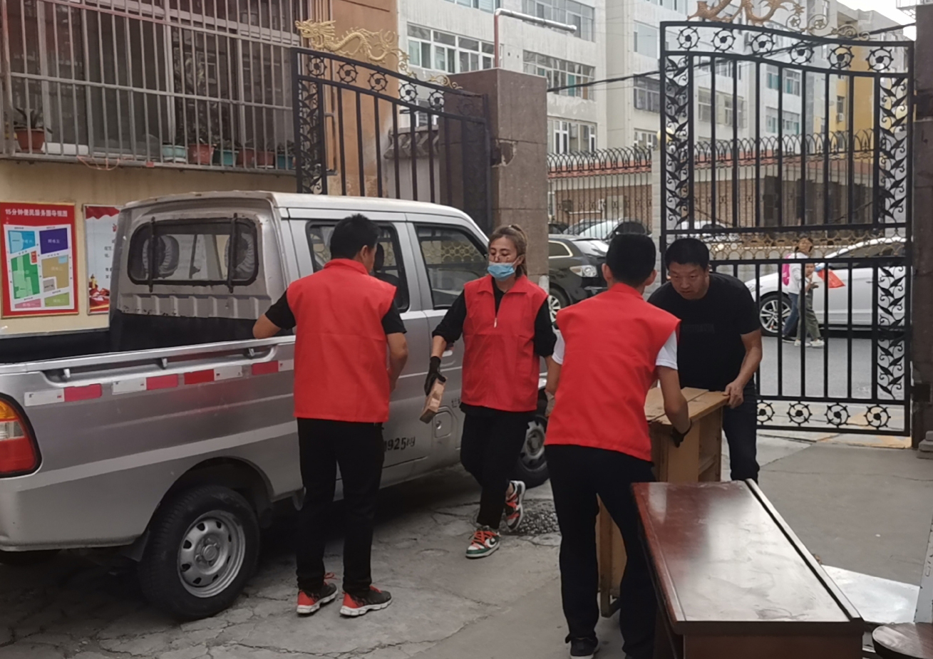 創建全國文明城市，忻州水務志愿者在行動